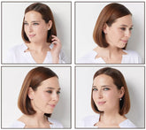 Diamonique Sterling Silver Roseclad CZ Set of 5 Variety of Cuts Stud Earrings